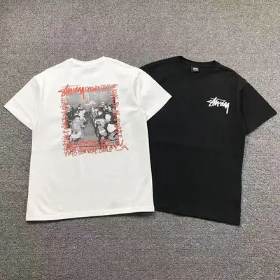 ¥108 STUSSY T-SHIRT 502251677(im 170cm 55kg i wear size S in the phot)