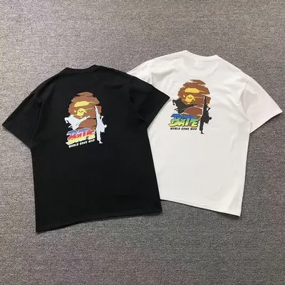 ￥85 BAPE T-SHIRT 1103010731（im 170cm 55kg i wear size L in the phot）