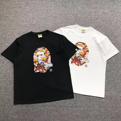 ￥85 BAPE T-SHIRT 1103010331（im 170cm 55kg i wear size L in the phot）