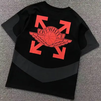 ￥108 OFF-WHITE A⭐R J⭐R⭐AN T-SHIRT 2713 503032919（im 170cm 55kg i wear size S in the phot）