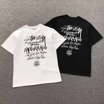 ￥78 STUSSY T-SHIRT 503031682（im 170cm 55kg i wear size M in the phot）