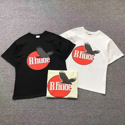 ￥95 RHUDE T-SHIRT 213040221（im 170cm 55kg i wear size S in the phot）