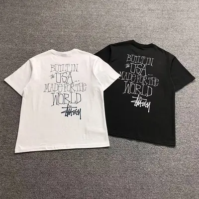 ￥78 STUSSY T-SHIRT 503101582（im 170cm 60kg i wear size M in the phot）