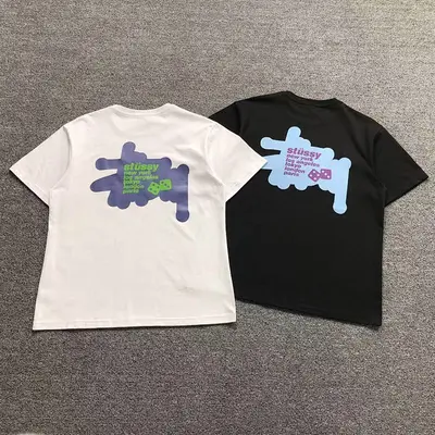 ￥78 STUSSY T-SHIRT 503101082（im 170cm 60kg i wear size M in the phot）