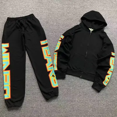 TOP ¥158 TROUSERS ¥118 DENIM TEARS HOODIE TROUSERS上D6822 下D6823