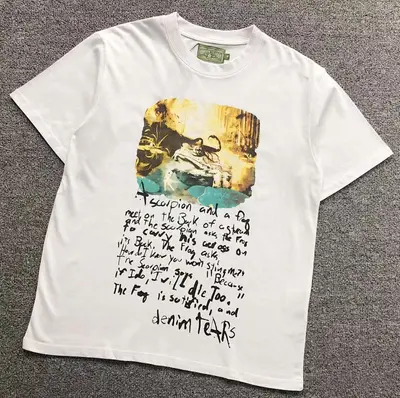 ¥79 DENIM TEARS T-SHIRT 413110186(im 170cm 60kg i wear size M in the phot)