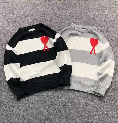 ¥118 AMI SWEATER 413121979(im 170cm 60kg i wear size S in the phot)
