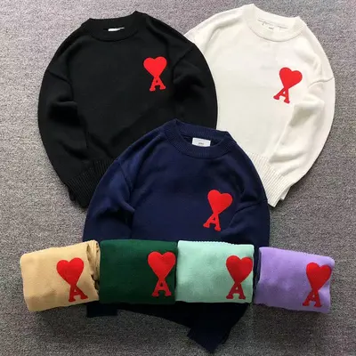 ¥115 AMI SWEATER 503124279(im 170cm 60kg i wear size S in the phot)