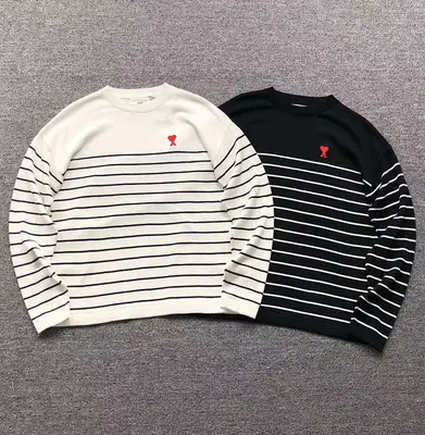 ¥108 AMI SWEATER 413121479(im 170cm 60kg i wear size S in the phot)