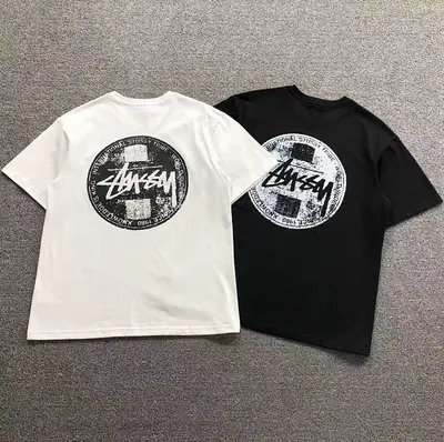 ￥78 STUSSY T-SHIRT 503123082（im 170cm 60kg i wear size M in the phot）