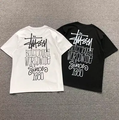 ￥78 STUSSY T-SHIRT 503122482（im 170cm 60kg i wear size M in the phot）