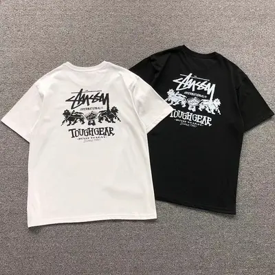 ￥78 STUSSY T-SHIRT 503122082（im 170cm 60kg i wear size M in the phot）