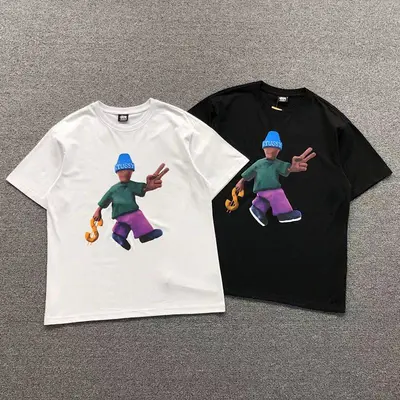 ￥78 STUSSY T-SHIRT 503121882（im 170cm 60kg i wear size M in the phot）