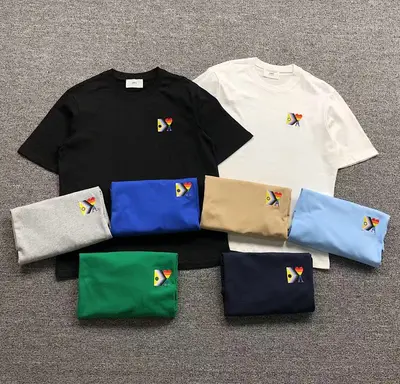 ￥85 AMI T-SHIRT 120 503140688（im 170cm 60kg i wear size S in the phot）