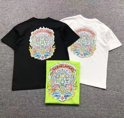 ￥88 CASABLANCA T-SHIRT 3103160332（im 170cm 60kg i wear size M in the phot）