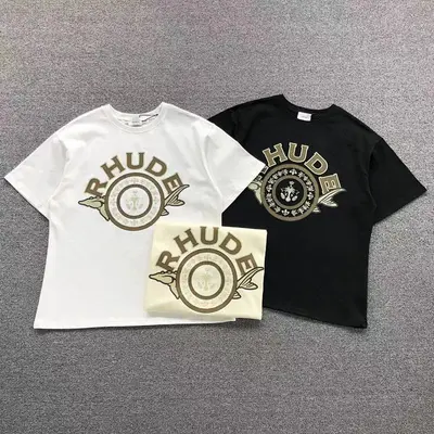 ￥95 RHUDE T-SHIRT 1103160721（im 170cm 60kg i wear size M in the phot）