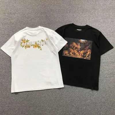 ￥85 DENIM TEARS T-SHIRT 413190986（im 170cm 60kg i wear size M in the phot）