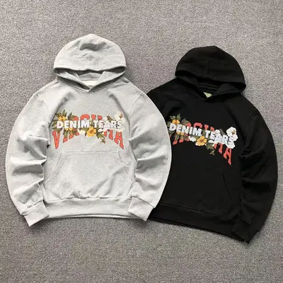 ￥128 DENIM TEARS HOODIE 413191286（im 170cm 60kg i wear size M in the phot）