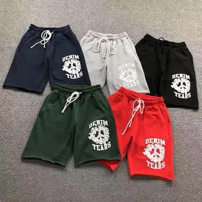 ￥98 DENIM TEARS SHORTS 413191586（im 170cm 60kg i wear size M in the phot）