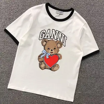 ￥129 GANNI T-SHIRT FEMAIE STYIE 213311601