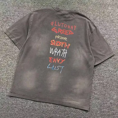 ￥115 SAINT MICHAEL T-SHIRT 3103312821（im 170cm 60kg i wear size S in the phot）
