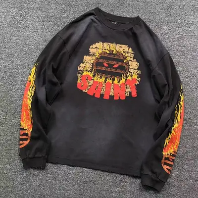 ￥138 SAINT MICHAEL LONG SLEEVED 41040501017（im 170cm 60kg i wear size L in the phot）