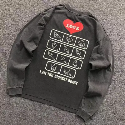 ￥138 SAINT MICHAEL LONG SLEEVED 41040501617（im 170cm 60kg i wear size S in the phot）