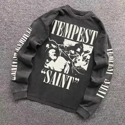 ￥138 SAINT MICHAEL LONG SLEEVED 4104050817（im 170cm 60kg i wear size S in the phot）