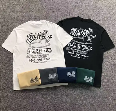 ￥78 STUSSY T-SHIRT 411131002（im 170cm 60kg i wear size L in the phot）