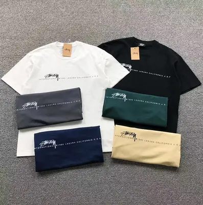 ￥78 STUSSY T-SHIRT 4111130902（im 170cm 60kg i wear size L in the phot）