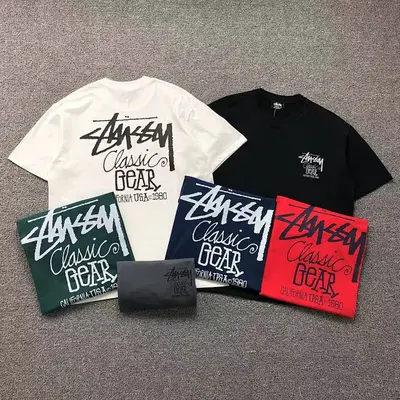 ￥78 STUSSY T-SHIRT 4111131202（im 170cm 60kg i wear size L in the phot）