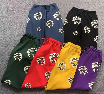 ￥125 DENIM TEARS TROUSERS 4104091486（im 170cm 60kg i wear size M in the phot）