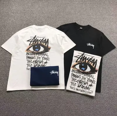￥85 STUSSY T-SHIRT 3104090131（im 170cm 60kg i wear size XL in the phot）