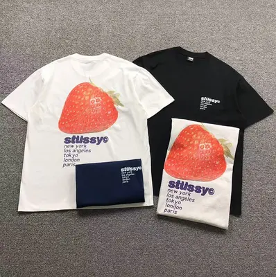 ￥85 STUSSY T-SHIRT 3104090231（im 170cm 60kg i wear size L in the phot
