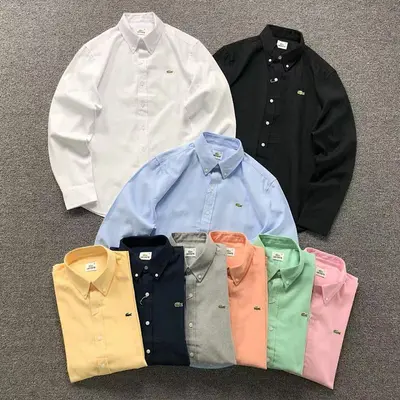 ￥128 LACOSTE SHIRT 41040100221（im 170cm 60kg i wear size M in the phot）