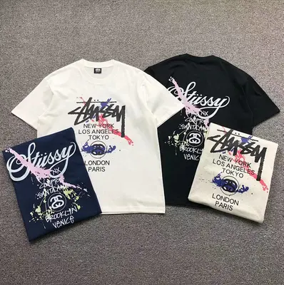 ￥85 STUSSY T-SHIRT 3104110831（im 170cm 60kg i wear size M in the phot）