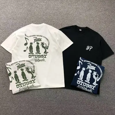 ¥85 STUSSY T-SHIRT 3104111231(im 170cm 60kg i wear size XL in the phot)