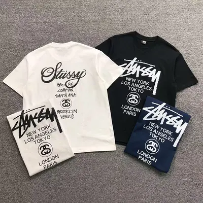 ¥85 STUSSY T-SHIRT 3104110131(im 170cm 60kg i wear size M in the phot)