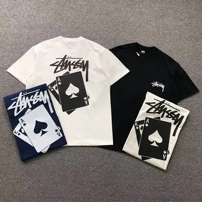 ¥85 STUSSY T-SHIRT 3104111131(im 170cm 60kg i wear size L in the phot)