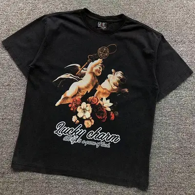 ¥115 SAINT MICHAEL T-SHIRT 4104120177(im 170cm 60kg i wear size S in the phot)
