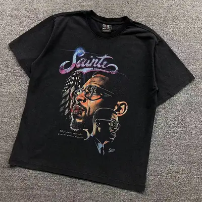 ¥115 SAINT MICHAEL T-SHIRT 4104120977(im 170cm 60kg i wear size S in the phot)