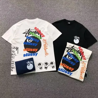 ¥85 STUSSY T-SHIRT 3104150731(im 170cm 60kg i wear size L in the phot)