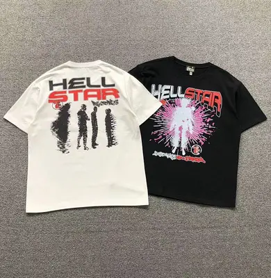 ¥85 HELLSTAR T-SHIRT 504150289(im 170cm 60kg i wear size M in the phot)