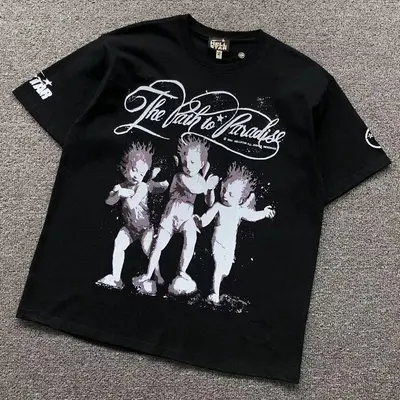 ¥85 HELLSTAR T-SHIRT 504151489(im 170cm 60kg i wear size M in the phot)
