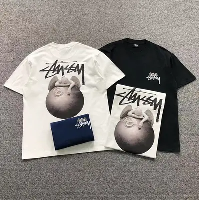 ¥85 STUSSY T-SHIRT 3104150531(im 170cm 60kg i wear size L in the phot)