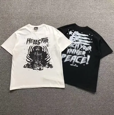 ¥85 HELLSTAR T-SHIRT 504151089(im 170cm 60kg i wear size M in the phot)