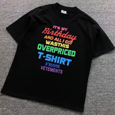 ¥85 VETEMENTS T-SHIRT 214171951(im 170cm 60kg i wear size S in the phot)