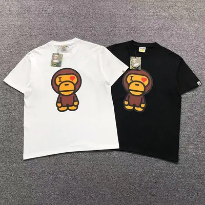 ￥85 BAPE T-SHIRT 3104180831（im 170cm 60kg i wear size L in the phot）