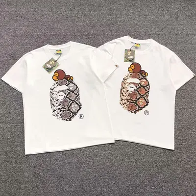 ￥85 BAPE T-SHIRT 3104180631（im 170cm 60kg i wear size M in the phot）