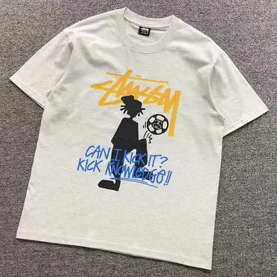 ￥85 STUSSY T-SHIRT 3104184031（im 170cm 60kg i wear size M in the phot）